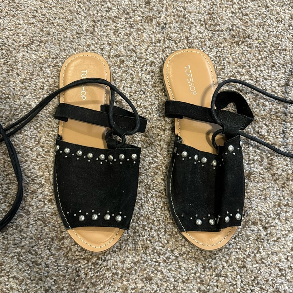 Top shop strappy sandals!